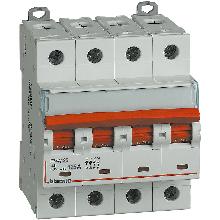 BTDIN - SEZIONATORE COMANDABILE 4P 125A - BTICINO F74A125 product photo