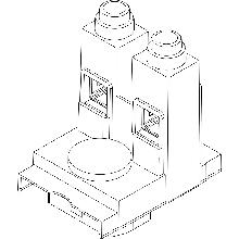 POWER TIFAST - MORSETTO BARRE A C IMAX 125 - BTICINO FB1600FE - BTICINO FB1600FE product photo
