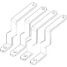***TIFAST SET 4 SQUAD.X COLL.MW250/BARRE - BTICINO FB250LWN - BTICINO FB250LWN product photo