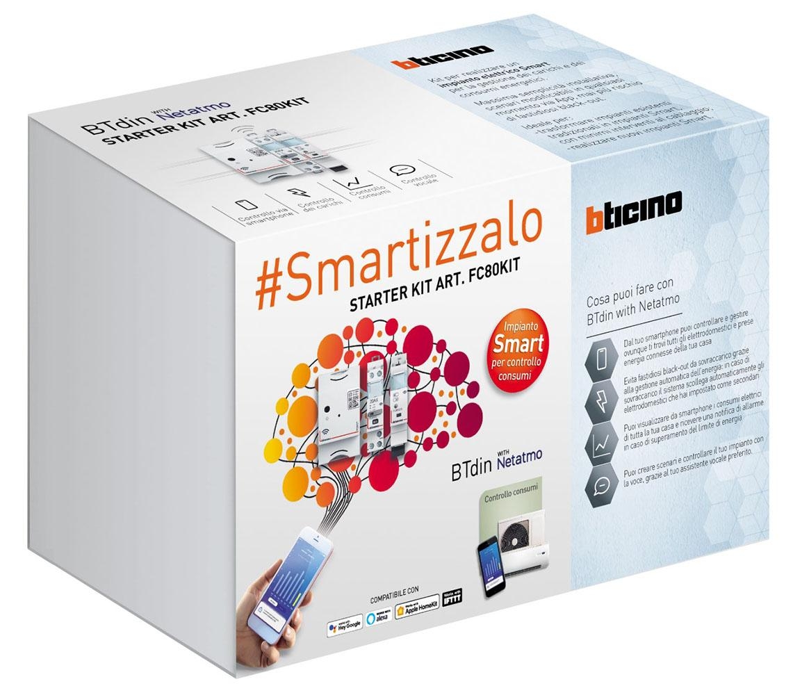 KIT GESTIONE CARICHI CONNESSO WITH NETATMO - BTICINO FC80KIT - BTICINO FC80KIT product photo
