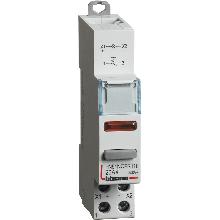 BTDIN - PULSANTE 1NC+LED ROSSO 110/400V - BTICINO FN51NCPR110 product photo