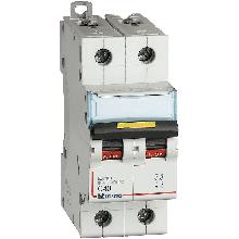 BTDIN160 -  INTERRUTTORE MAGNETOTERMICO 2P CURVA C 40A 16KA - BTICINO FT82C40 product photo
