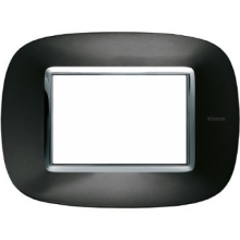 PLACCA 3P ANTRACITE AXOLUTE - BTICINO HB4803XS product photo
