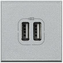 AXOLUTE - CARICATORE USB 2P 1500MA 5V TECH - BTICINO HC4285C2 product photo