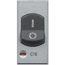 AXOLUTE - INTERRUTTORE MAGNETOTERMICO 1P+N 16A 3KA - BTICINO HC4301/16 product photo