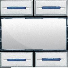 Bticino - Comando scenari personalizzabile per comandare 4 ambienti - BTICINO HC4680 product photo