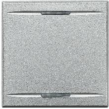 AXOLUTE - COPRITASTO 2 FUNZIONI 2 MOD CHIARO - BTICINO HC4911/2 product photo