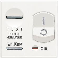 HD4305A10 - AXOLUTE – INTERRUTTORE MAGNETOTERMICO DIFFERENZIALE 1P+N 10A 10MA - BTICINO HD4305A10 - BTICINO HD4305A10 product photo