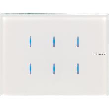 AXOLUTE - COMANDO VETRO BIANCO 3 MODULI - BTICINO HD4657M3 - BTICINO HD4657M3 - BTICINO HD4657M3 product photo
