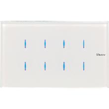 AXOLUTE - COMANDO VETRO BIANCO 4 MODULI - BTICINO HD4657M4 - BTICINO HD4657M4 - BTICINO HD4657M4 product photo