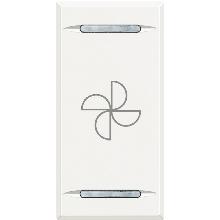 HD4911BC - AXOLUTE – COPRITASTO ASPIRATORE BIANCO - BTICINO HD4911BC - BTICINO HD4911BC product photo