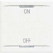 AXOLUTE - COPRITASTO ON OFF 2 MOD BIANCO - BTICINO HD4911M2AG - BTICINO HD4911M2AG product photo