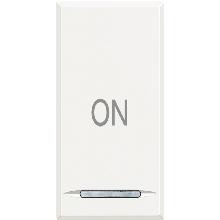 AXOLUTE - COPRITASTO ON BIANCO - BTICINO HD4915AB product photo