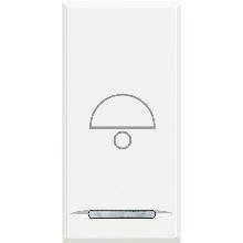 AXOLUTE - COPRITASTO SIMBOLO CAMPANA BIANCO - BTICINO HD4915BB product photo