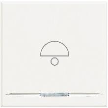 AXOLUTE - COPRITASTO CAMPANA 2 MOD BIANCO - BTICINO HD4915M2BB product photo