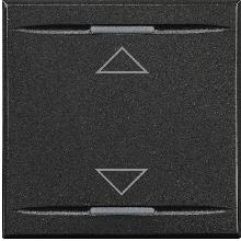 AXOLUTE - COPRITASTO SU GIU'2 MOD SCURO - BTICINO HS4911/2AH product photo