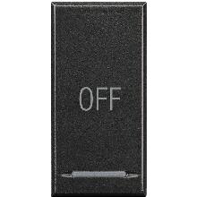 AXOLUTE - COPRITASTO OFF SCURO - BTICINO HS4915AA product photo