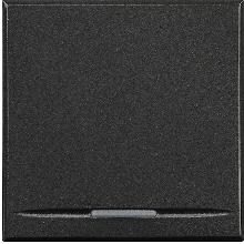 AXOLUTE - COPRITASTO 1 FUNZIONE 2 MOD SCURO - BTICINO HS4915/2 product photo