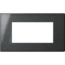 AXOLUTE AIR - PLACCA 4M ANTRACITE - BTICINO HW4804HS product photo