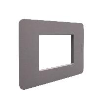 MATIXGO - PLACCA 2P TORTORA - BTICINO JA4802TD - BTICINO JA4802TD product photo