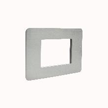 MatixGO - placca 3P steel - BTICINO JA4803ES product photo