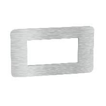 MatixGO - placca 4P aluminum - BTICINO JA4804EA product photo