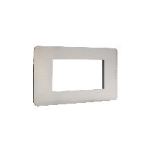 MatixGO - placca 4P steel - BTICINO JA4804ES product photo