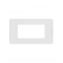 PLACCA 4 MODULI IN TECNOPOLIMERO BIANCA SERIE MATIX GO - BTICINO JA4804JW product photo