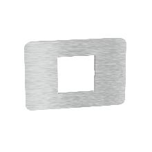 MatixGO - placca 2P cent. aluminum - BTICINO JA4819EA product photo