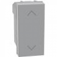PULSANTE DOPPIO 1P (NO) + 1P (NO) 10 A 250VAC INTERBLOCCATO 1 MODULO GRIGIO MATIXGO - BTICINO JG4037N product photo