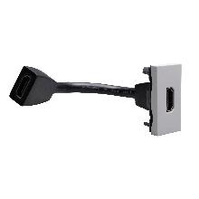 MATIXGO - CONNETTORE HDMI PRECONN GRIGIO - BTICINO JG4284P product photo