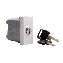 MatixGO - deviatore 1P 10AX chiave bianco - BTICINO JW4022 product photo