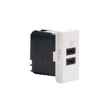 MatixGO - caricatore usb CC 1m bianco - BTICINO JW4191CC product photo