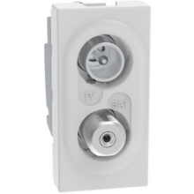 PRESA TV-SAT DIRETTA 1M BIANCO MATIXGO - BTICINO JW4214D product photo