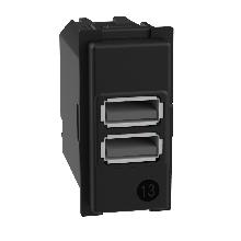 L.NOW - CARICATORE USB TIPO A+A 1M - BTICINO K4191AA - BTICINO K4191AA product photo