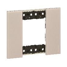 LIVING NOW - PLACCA 2 POSTI AURA - BTICINO KA4802DM product photo