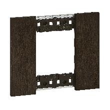L.NOW- PLACCA 2P NOCE - BTICINO KA4802LG - BTICINO KA4802LG product photo
