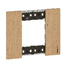 LIVING NOW PLACCA 2 POSTI ROVERE KA4802LM - BTICINO KA4802LM product photo