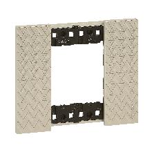 LIVING NOW PLACCA 2 POSTI OPTIC KA4802MM - BTICINO KA4802MM product photo