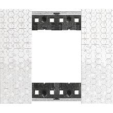 LIVING NOW PLACCA 2 POSTI PIXEL KA4802MW - BTICINO KA4802MW product photo