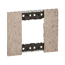 LIVING NOW PLACCA 2 POSTI RAME KA4802ZM - BTICINO KA4802ZM product photo