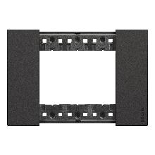 LIVING NOW PLACCA 3 POSTI NERO - BTICINO KA4803KG product photo