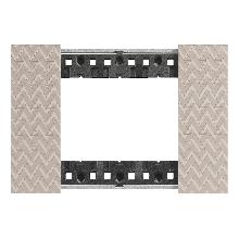 LIVING NOW PLACCA 3 POSTI OPTIC KA4803MM - BTICINO KA4803MM product photo