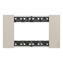 L.NOW - PLACCA 4P SABBIA - BTICINO KA4804KM - BTICINO KA4804KM product photo