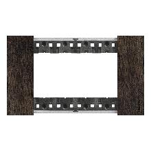 L.NOW- PLACCA 4P NOCE - BTICINO KA4804LG - BTICINO KA4804LG product photo