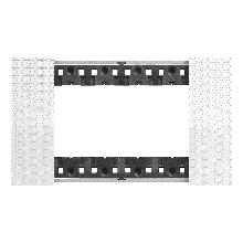 LIVING NOW PLACCA 4 POSTI PIXEL KA4804MW - BTICINO KA4804MW product photo