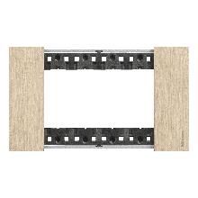 L.NOW - PLACCA 4P ORO - BTICINO KA4804ZW - BTICINO KA4804ZW product photo