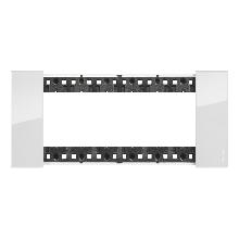 L.NOW - PLACCA 6P GHIACCIO - BTICINO KA4806DW - BTICINO KA4806DW product photo