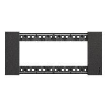 L.NOW - PLACCA 6P NERO - BTICINO KA4806KG - BTICINO KA4806KG product photo