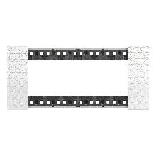 LIVING NOW PLACCA 6 POSTI PIXEL KA4806MW - BTICINO KA4806MW product photo